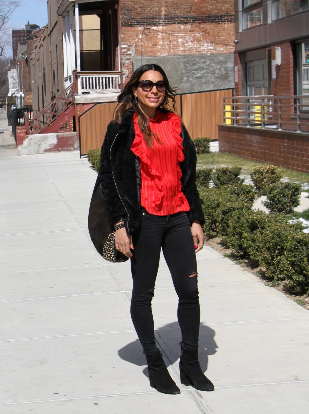 red top 4: rock paper sequins